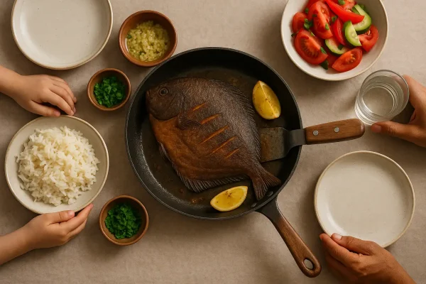 پخت ماهی حلوا سیاه